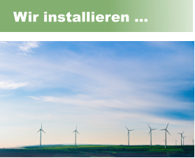 Wir installieren ...